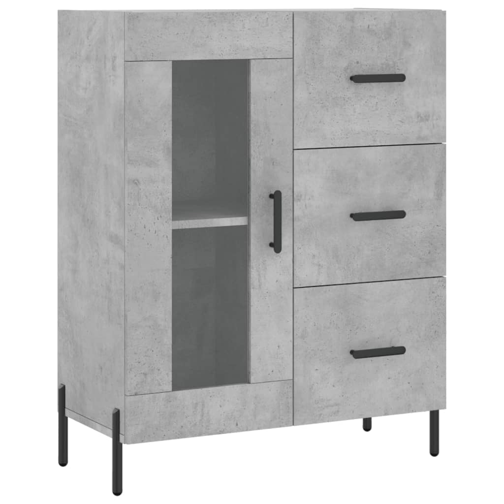 Skjenk Betonggrå 69,5x34x90 cm