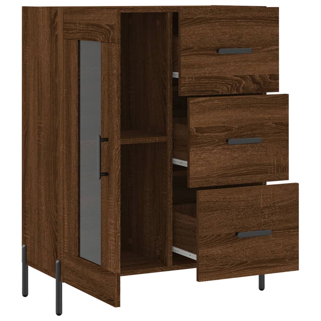 Kommode Brun Eik 69,5x34x90 cm