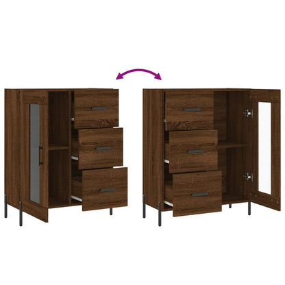 Kommode Brun Eik 69,5x34x90 cm