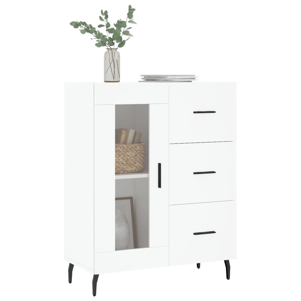 Skjenk Hvit 69,5x34x90 cm