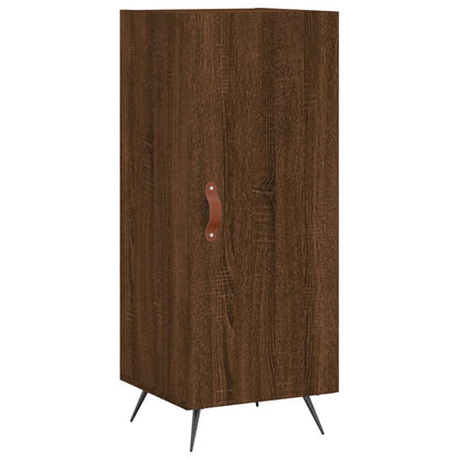 Skjenk brun eik 34,5x34x90 cm konstruert tre