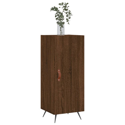Skjenk brun eik 34,5x34x90 cm konstruert tre