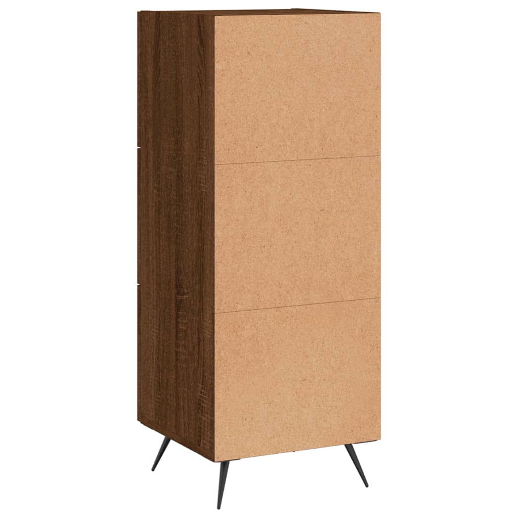 Skjenk Brun Eik 34,5x34x90 cm