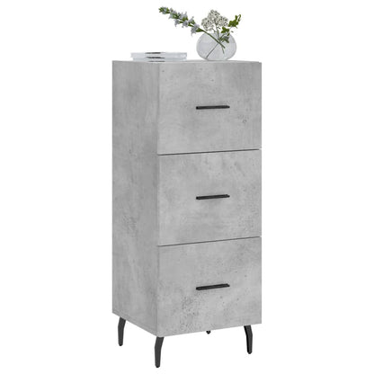Skjenk betonggrå 34,5x34x90 cm konstruert tre