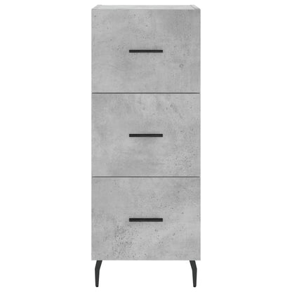 Skjenk betonggrå 34,5x34x90 cm konstruert tre