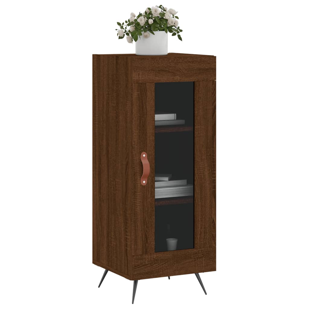 Skjenk Brun Eik 34,5x34x90 cm