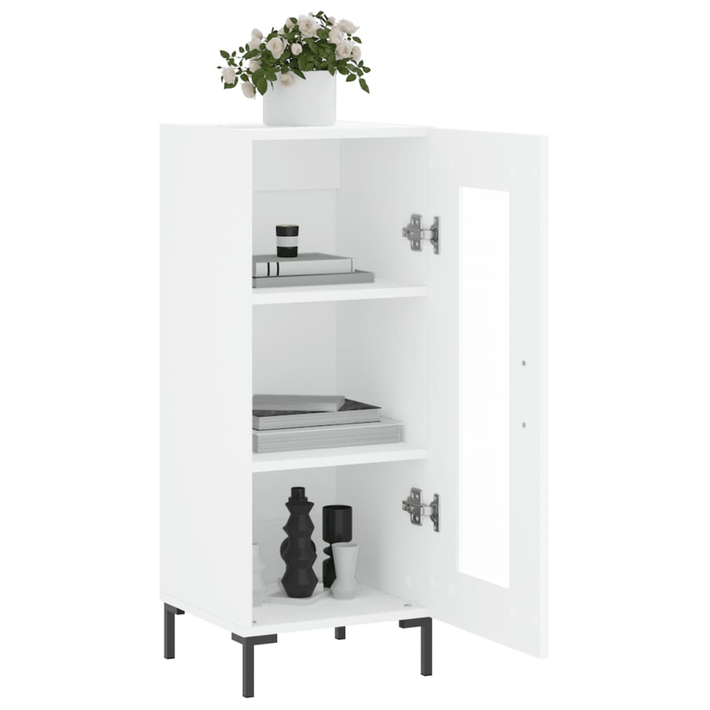 Skjenk Hvit 34,5x34x90 cm