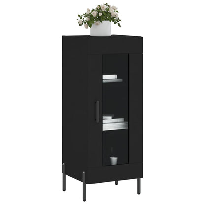 Skjenk Svart 34,5x34x90 cm