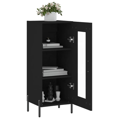Skjenk Svart 34,5x34x90 cm