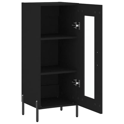 Skjenk Svart 34,5x34x90 cm