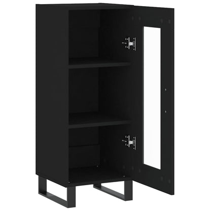 Skjenk Svart 34,5x34x90 cm