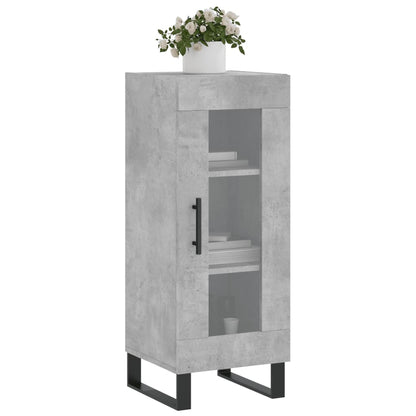 Skjenk betonggrå 34,5x34x90 cm konstruert tre