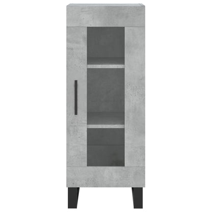 Skjenk betonggrå 34,5x34x90 cm konstruert tre