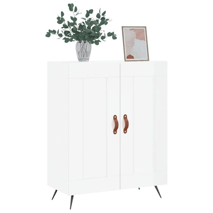 Skjenk Høyglans Hvit 69,5x34x90 cm