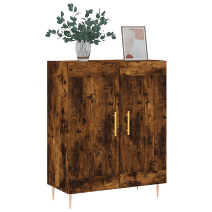 Skjenk røkt eik 69,5x34x90 cm konstruert tre