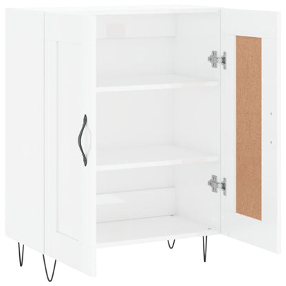 Skjenk Høyglans Hvit 69,5x34x90 cm