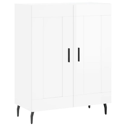 Skjenk Høyglans Hvit 69,5x34x90 cm