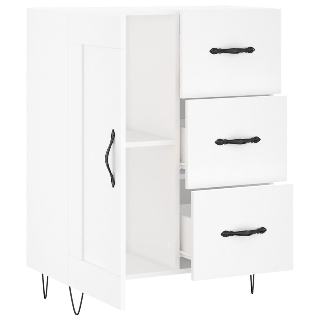 Skjenk Hvit 69,5x34x90 cm