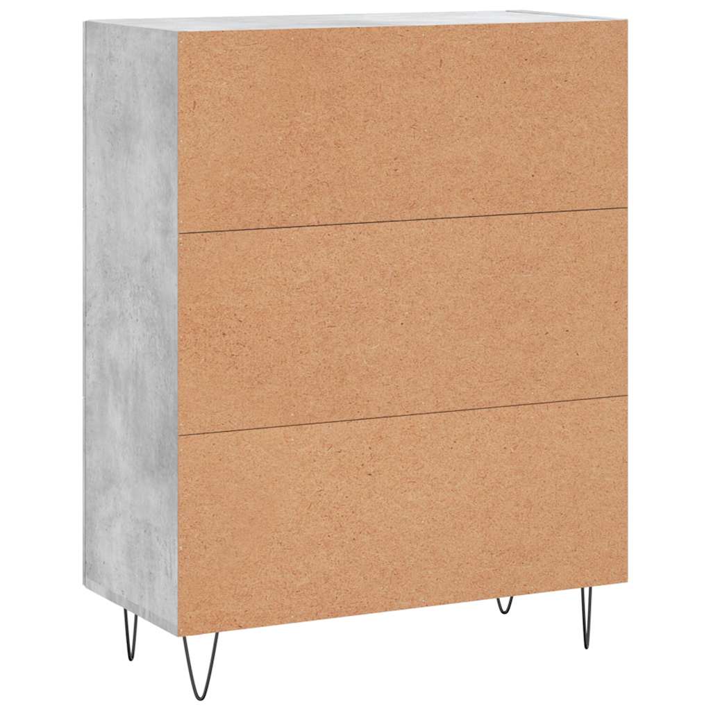 Skjenk Betonggrå 69,5x34x90 cm