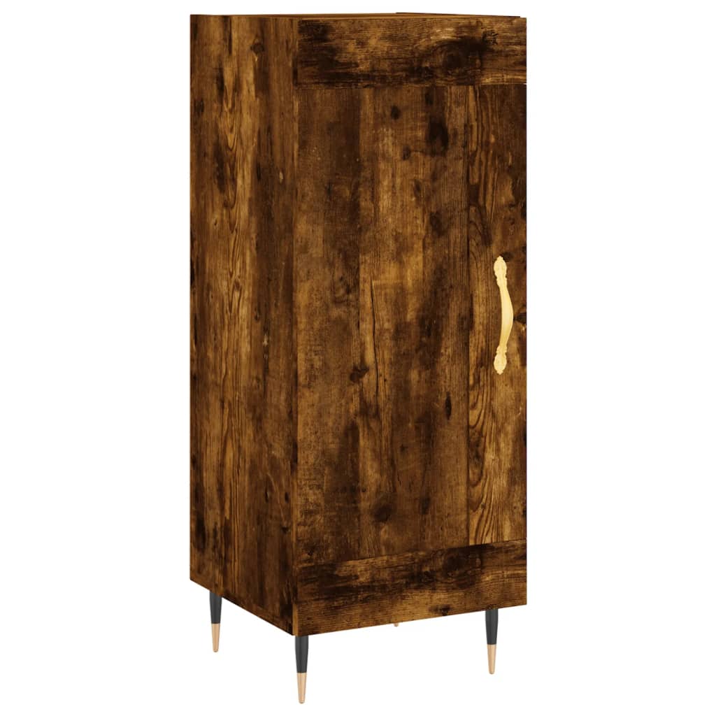 Skjenk røkt eik 34,5x34x90 cm konstruert tre