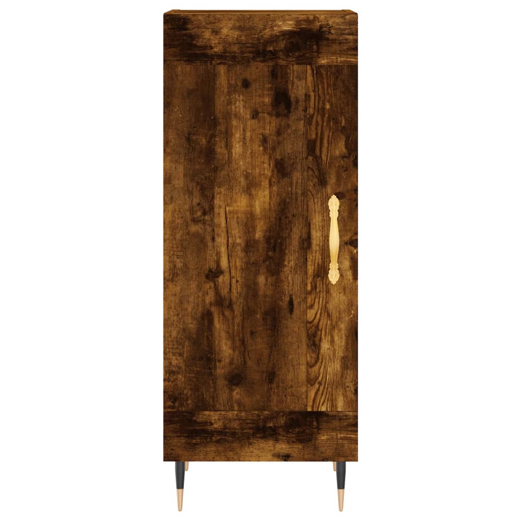 Skjenk røkt eik 34,5x34x90 cm konstruert tre