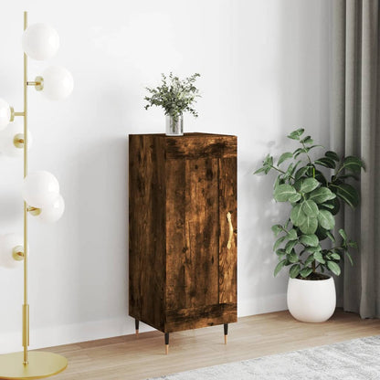 Skjenk røkt eik 34,5x34x90 cm konstruert tre