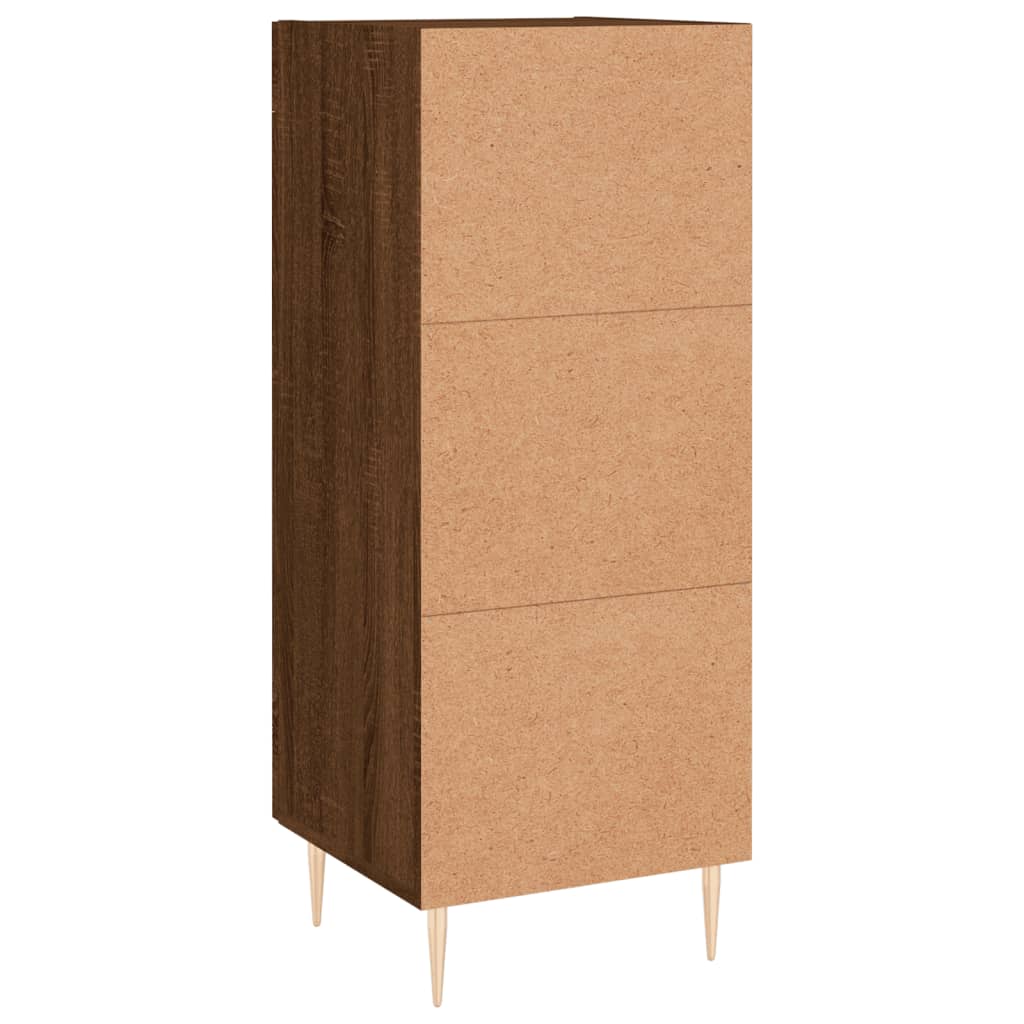 Skjenk Brun Eik 34,5x34x90 cm