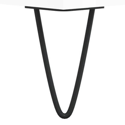 Skjenk Høyglans Hvit 34,5x34x90 cm