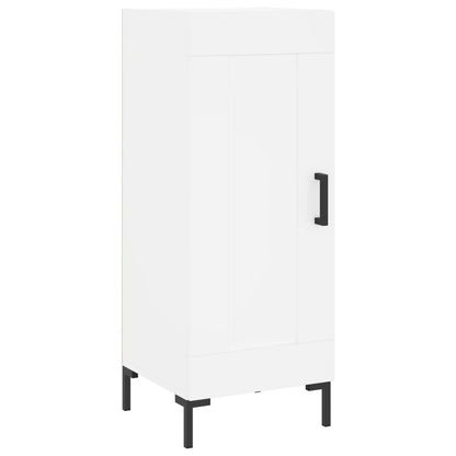 Skjenk hvit 34,5x34x90 cm konstruert tre