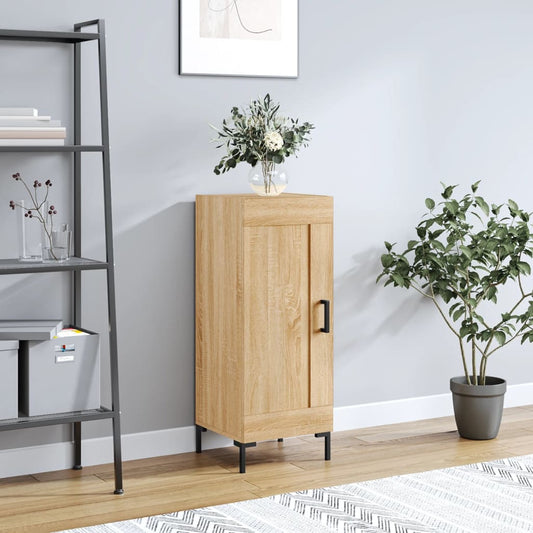 Skjenk sonoma eik 34,5x34x90 cm konstruert tre
