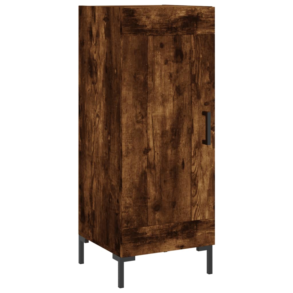 Skjenk røkt eik 34,5x34x90 cm konstruert tre