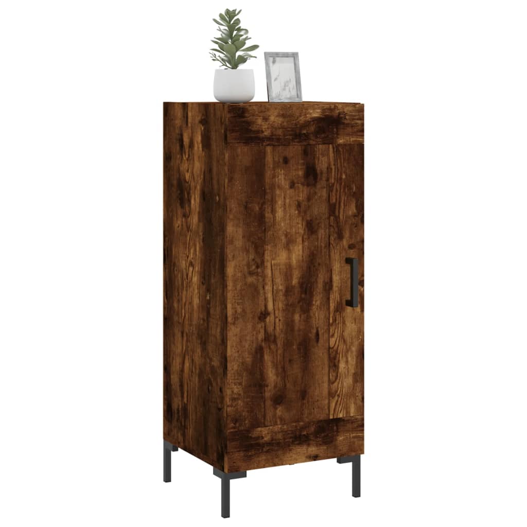 Skjenk røkt eik 34,5x34x90 cm konstruert tre