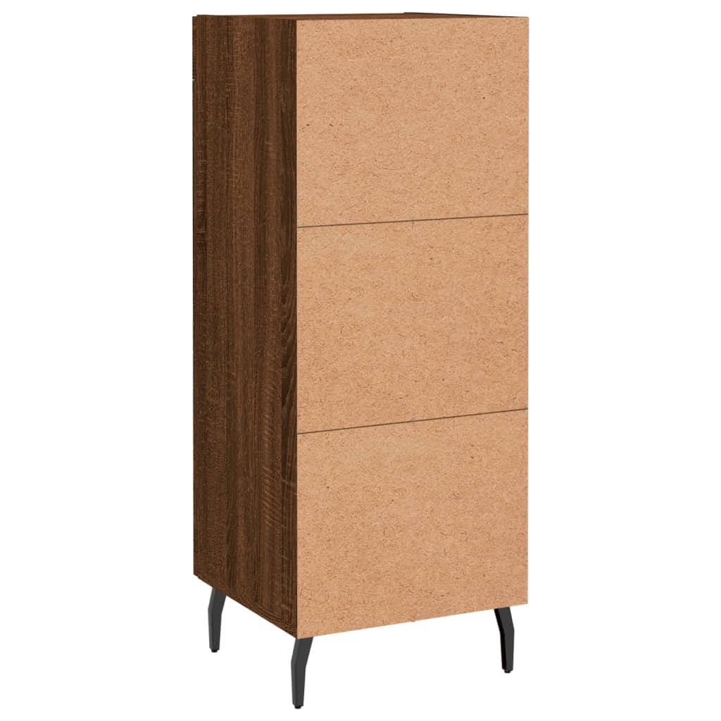 Skjenk Brun Eik 34,5x34x90 cm