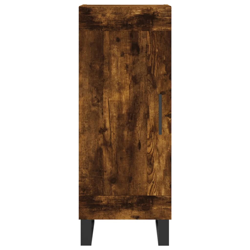 Skjenk røkt eik 34,5x34x90 cm konstruert tre