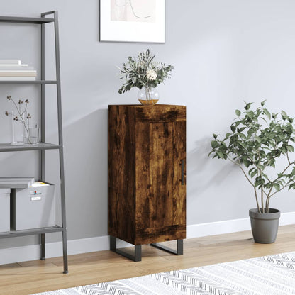 Skjenk røkt eik 34,5x34x90 cm konstruert tre