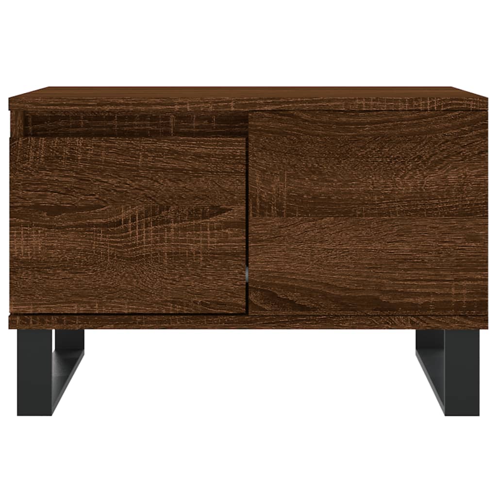 Salongbord Sofabord Brun Eik 55x55x36,5 cm