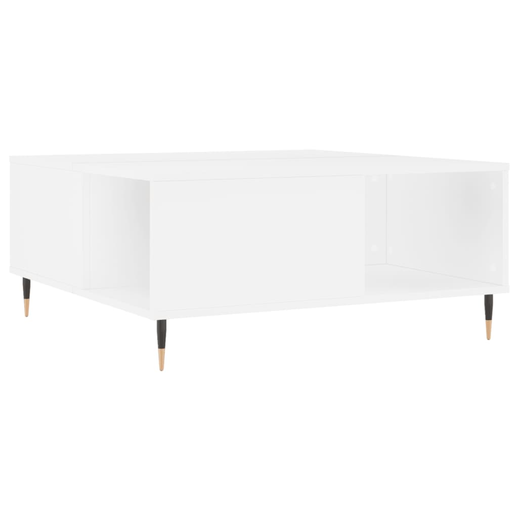 Salongbord Sofabord Hvit 80x80x36,5 cm