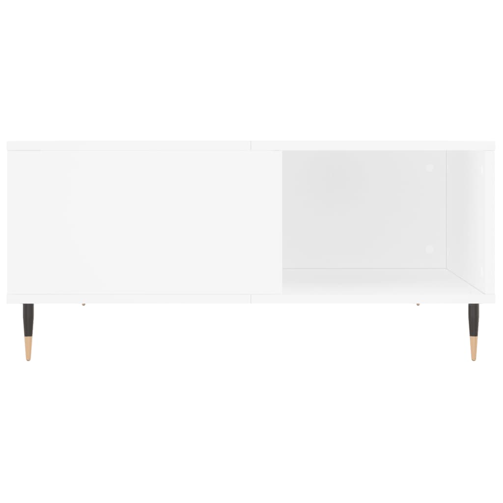 Salongbord Sofabord Hvit 80x80x36,5 cm