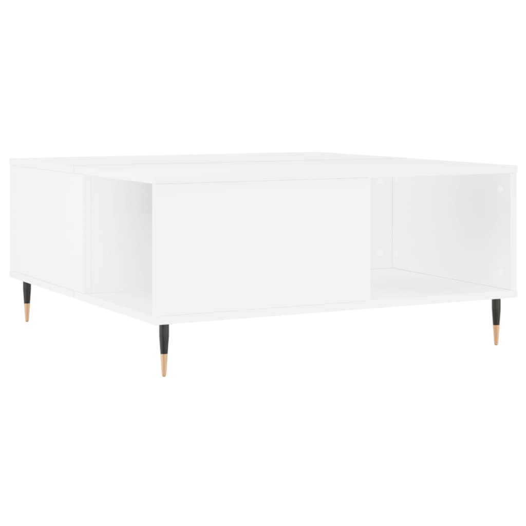 Salongbord Sofabord Hvit 80x80x36,5 cm