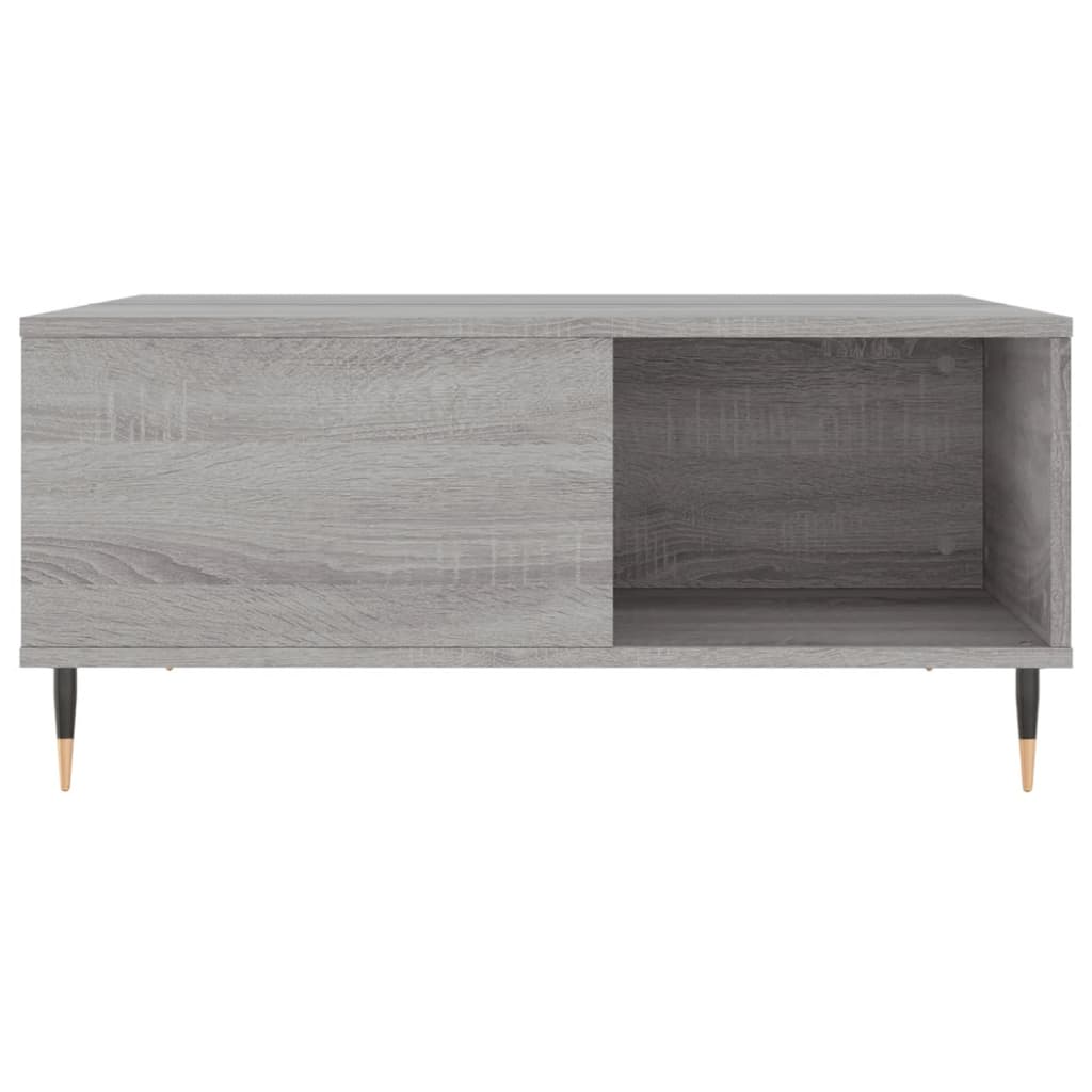 Salongbord Sofabord Sonoma Grå 80x80x36,5 cm