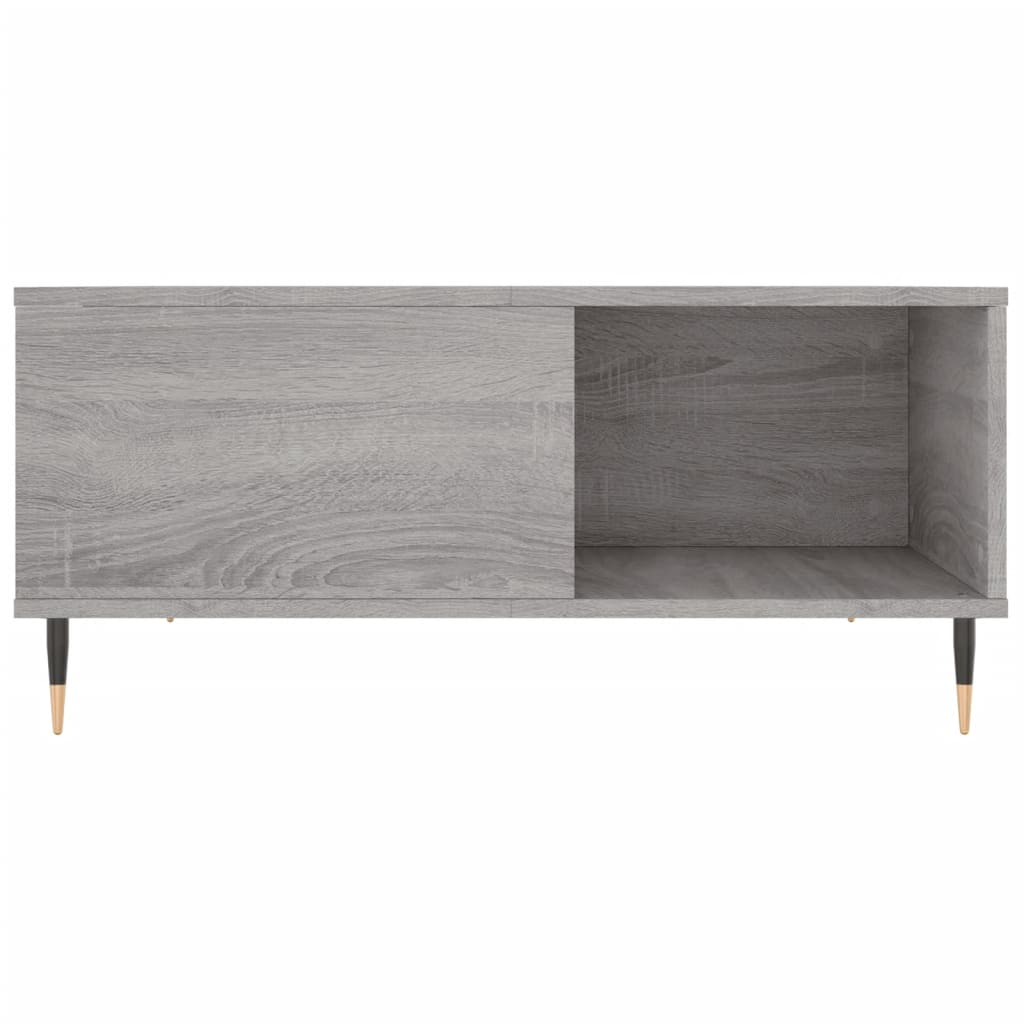 Salongbord Sofabord Sonoma Grå 80x80x36,5 cm