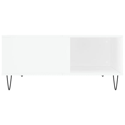 Salongbord Sofabord Hvit 80x80x36,5 cm