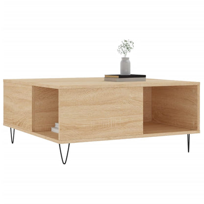 Salongbord Sofabord Sonoma Eik 80x80x36,5 cm