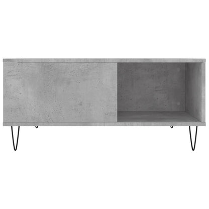 Salongbord Sofabord Betonggrå 80x80x36,5 cm