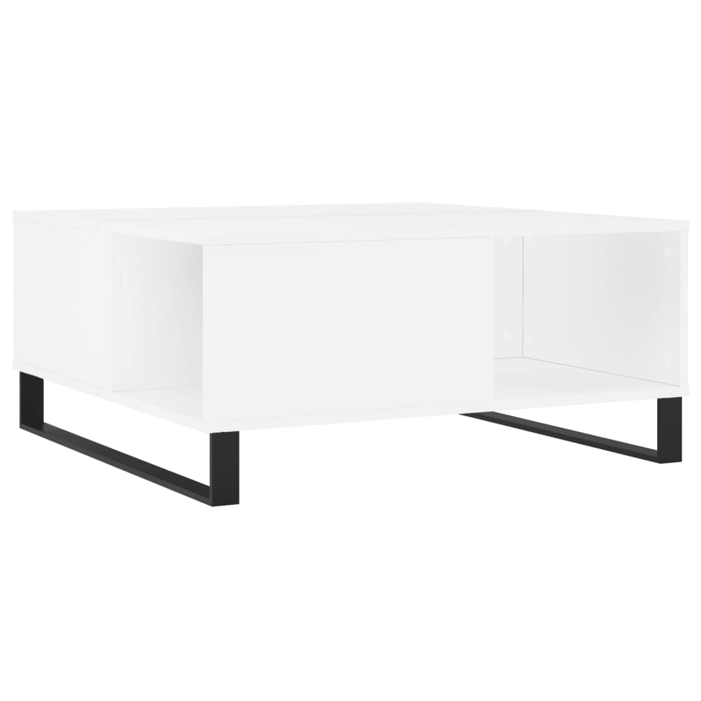 Salongbord Sofabord Hvit 80x80x36,5 cm