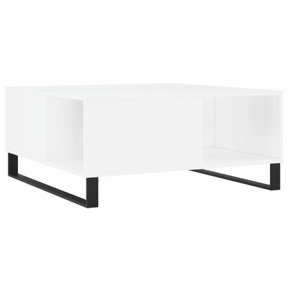 Salongbord Sofabord Hvit 80x80x36,5 cm