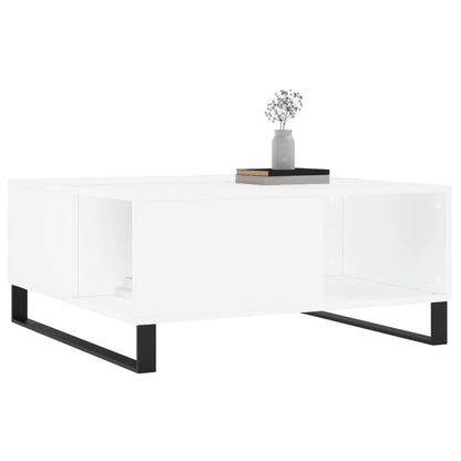 Salongbord Sofabord Hvit 80x80x36,5 cm