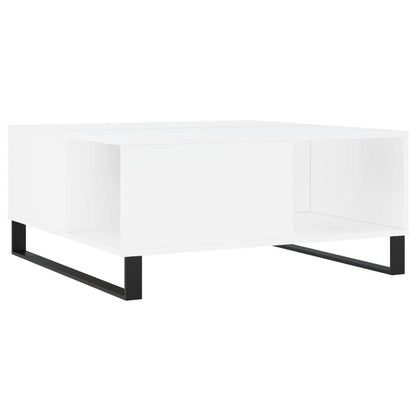 Salongbord Sofabord Hvit 80x80x36,5 cm