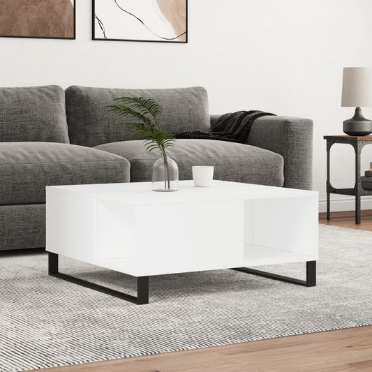 Salongbord Sofabord Hvit 80x80x36,5 cm
