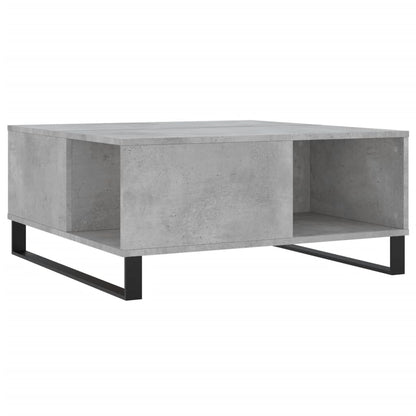 Salongbord Sofabord Betonggrå 80x80x36,5 cm